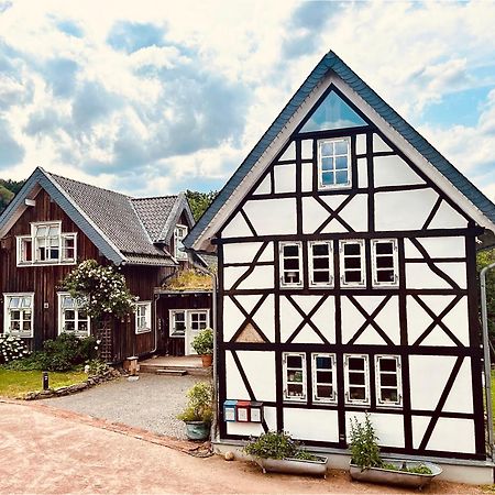 Fachwerkhaus Am Waldesrand Villa Solingen Dış mekan fotoğraf