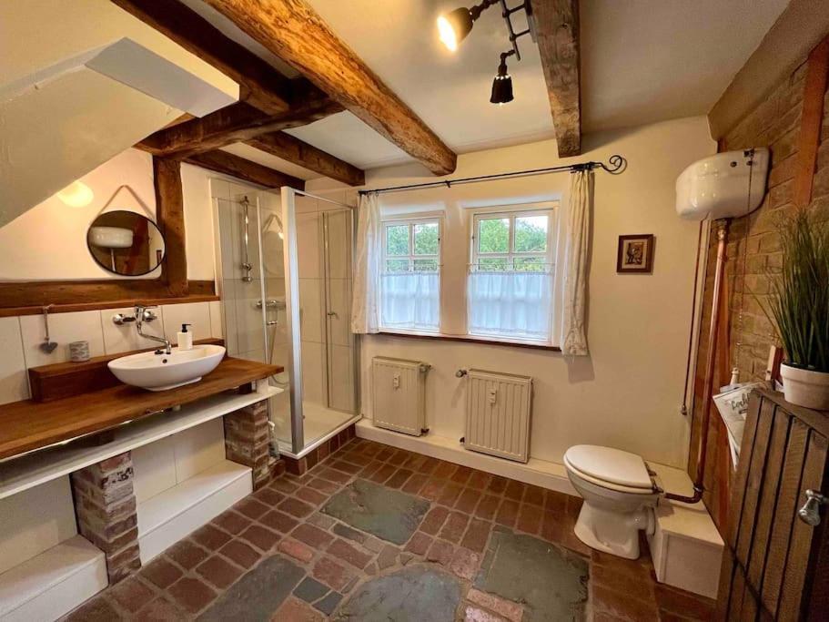 Fachwerkhaus Am Waldesrand Villa Solingen Dış mekan fotoğraf